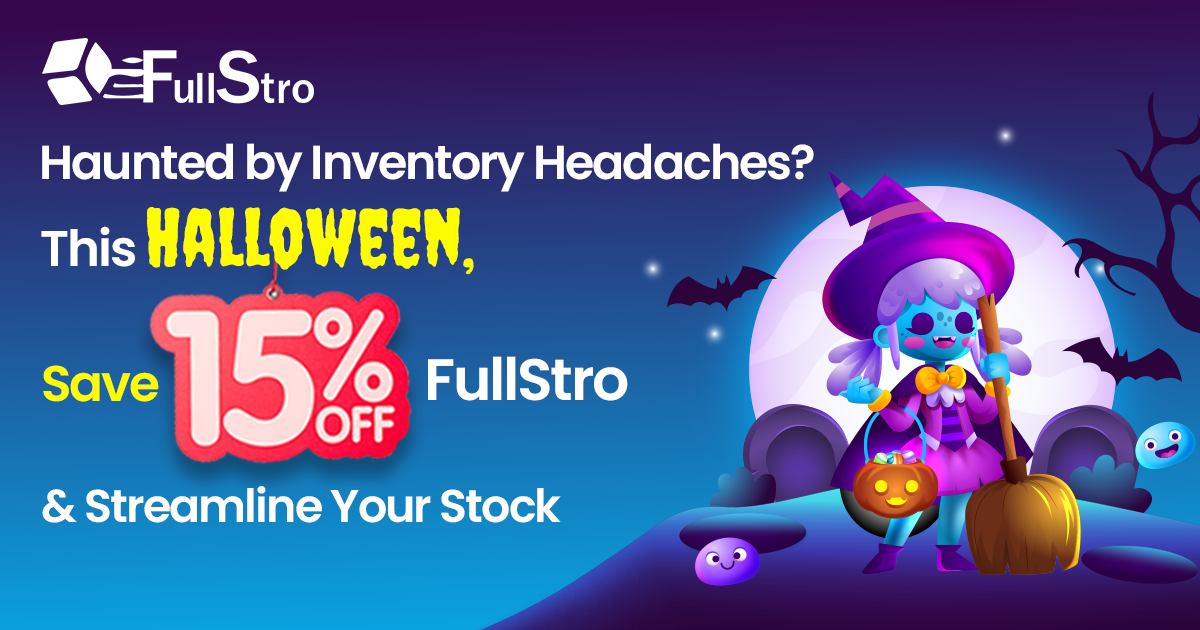 Business owner conquering inventory nightmares with FullStro Halloween discount