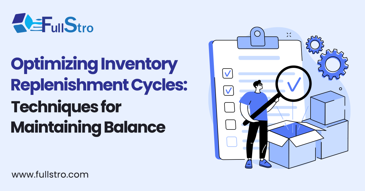 Warehouse manager using barcode scanner to optimize inventory replenishment cycles for better stock balance and efficiency.