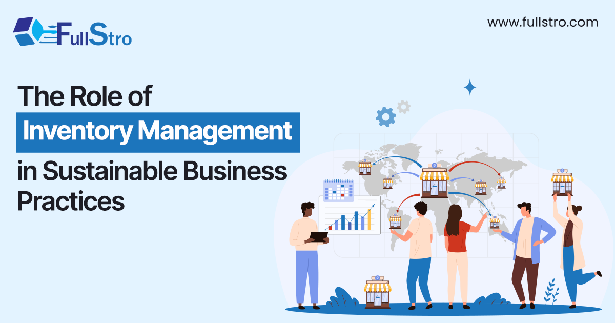 Sustainable inventory management system showing eco-friendly supply chain tracking, warehouse optimization, and real-time inventory analytics